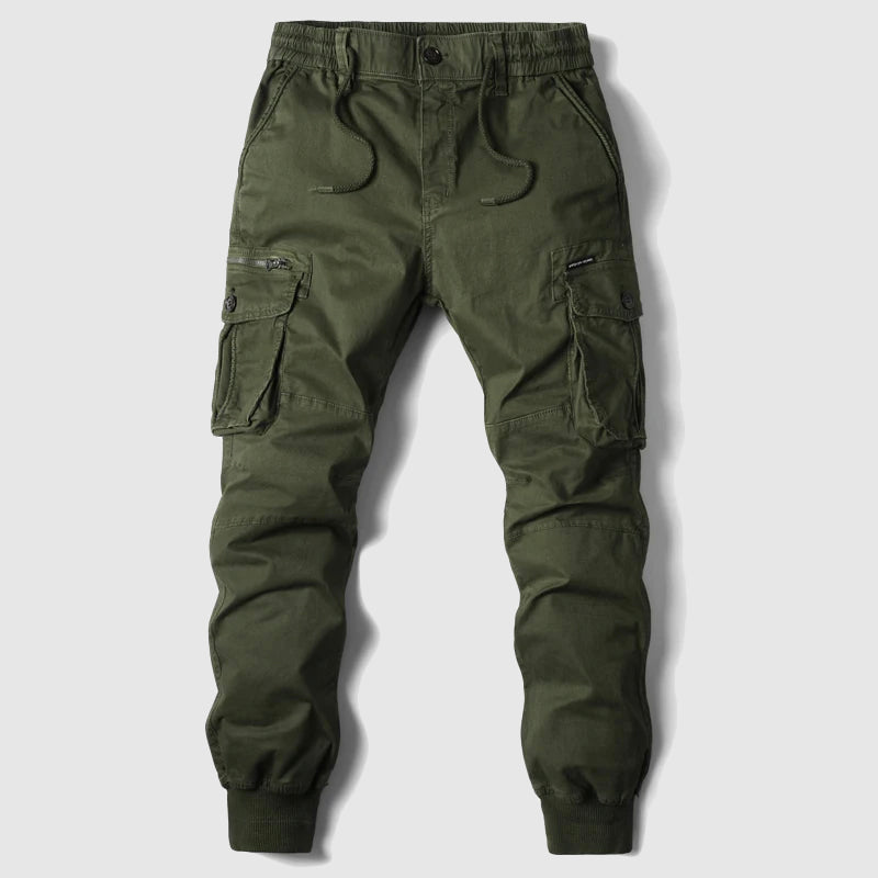 Mäns Cargo Jogger-byxor Slim-Fit Modern Design 5