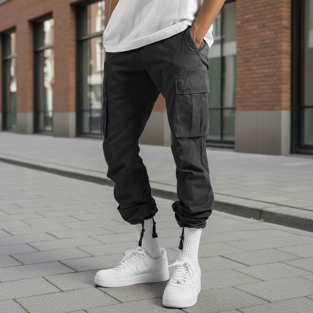 Mäns Cargobyxor Modern Stil 5