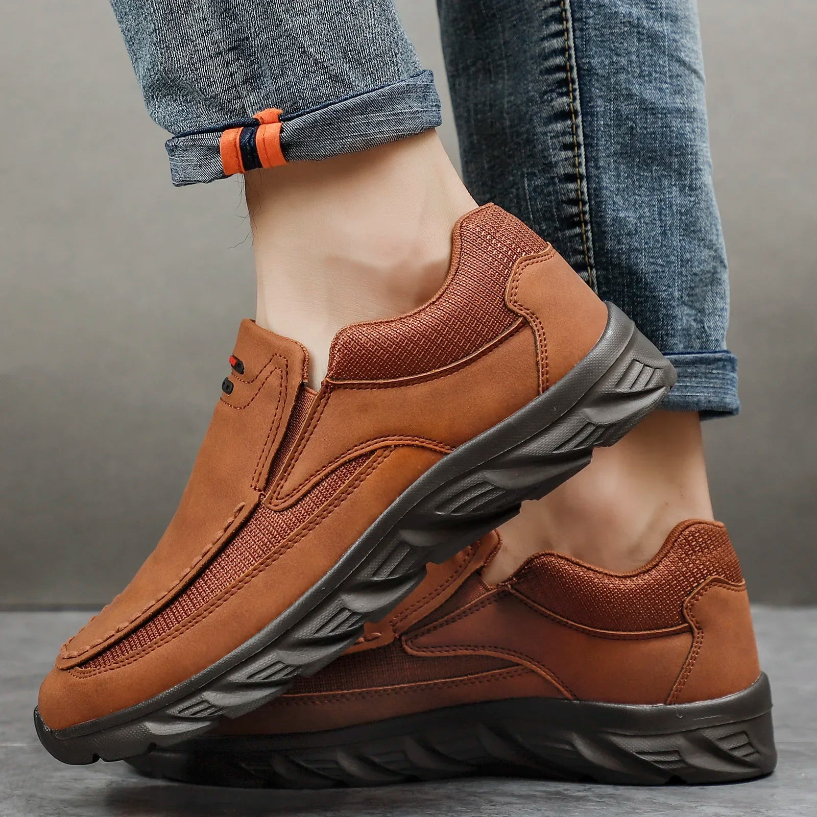Mäns Casual Sneakers Loafers 1