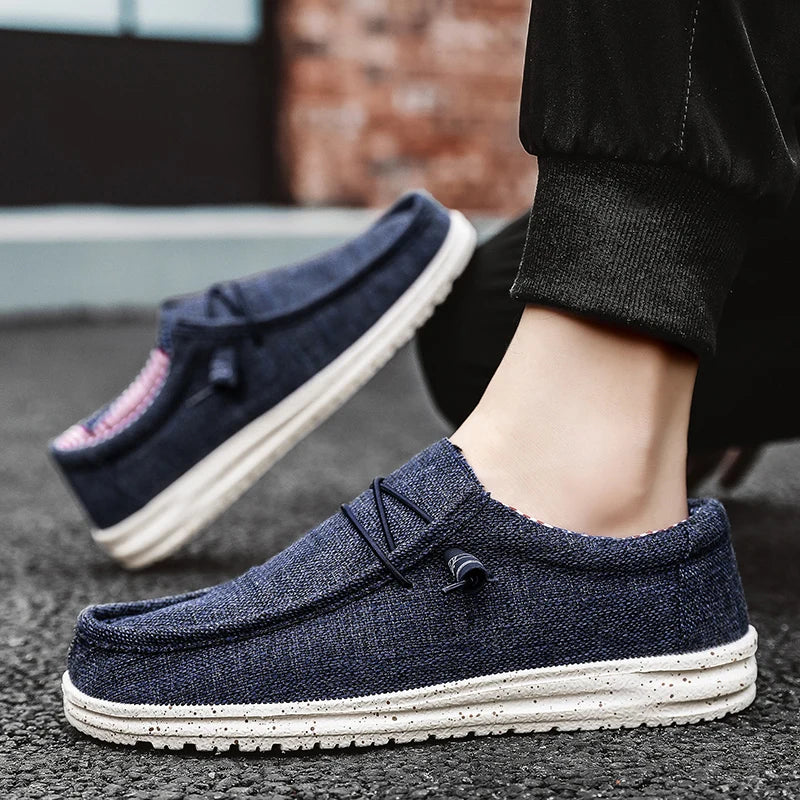 Mäns Fritidsskor i Denim Stil 2