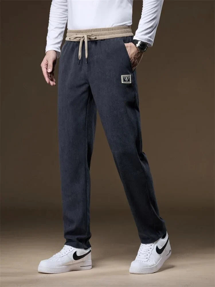 Mäns Joggers med Dragsko och Elastisk Midja 4