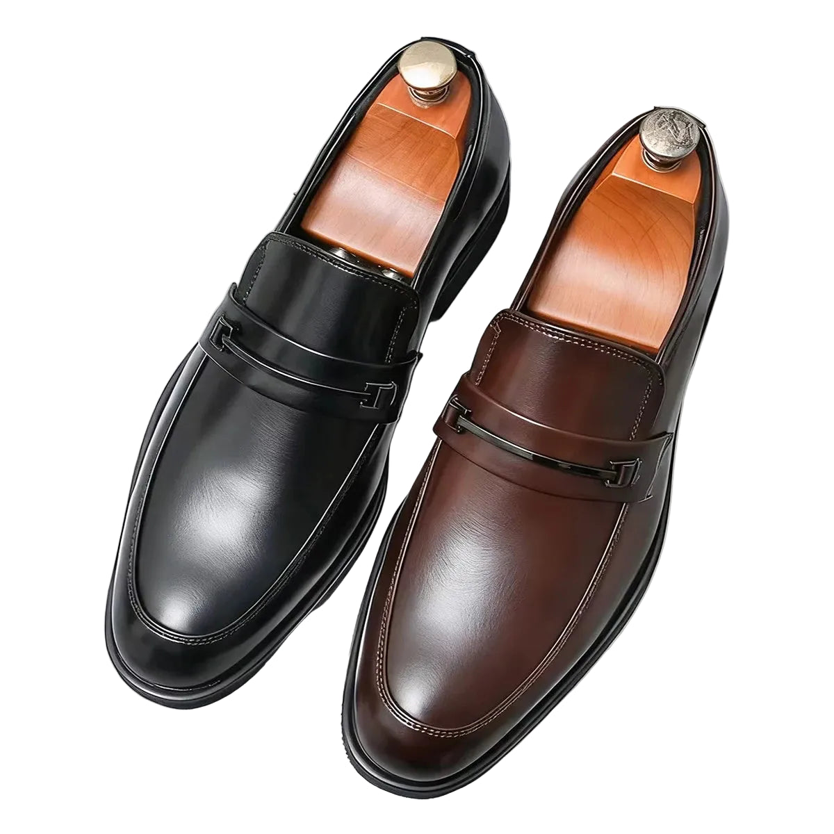Mäns Klassiska Slip On Loafers 0
