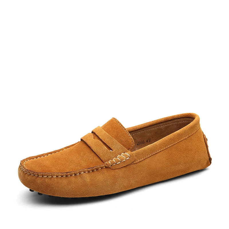 Mäns Loafers Slip-On Skor 6