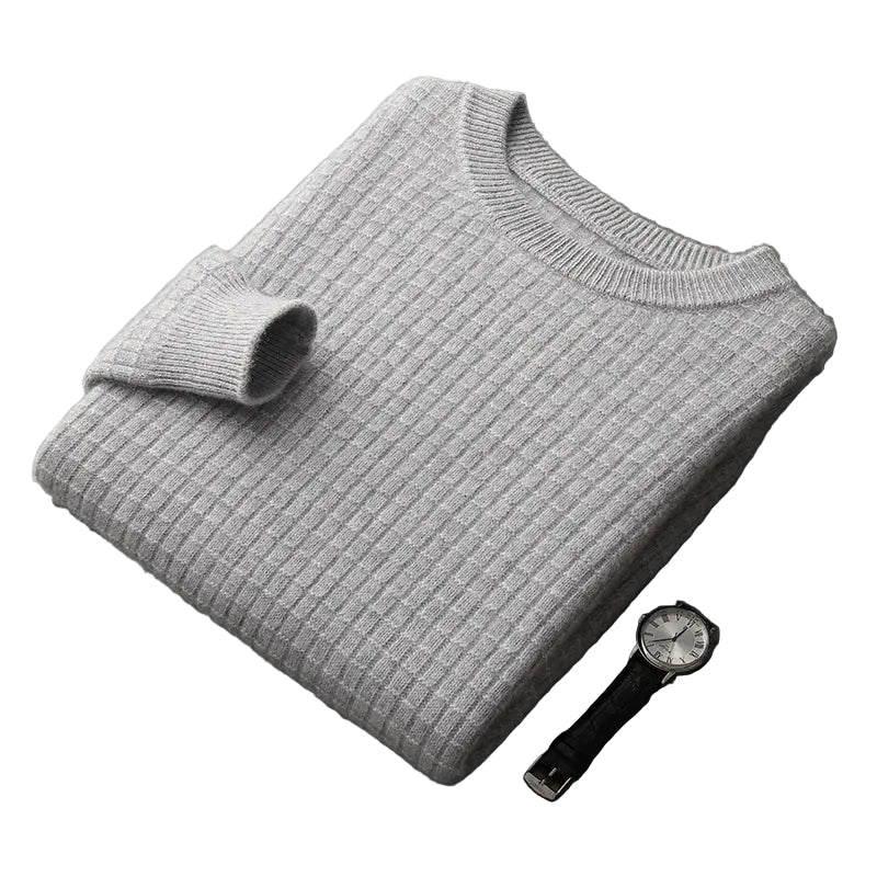 Mäns Mönstrad Tröja Klassisk Stil 0