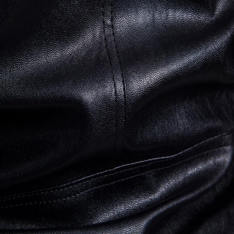 Mäns Motorcykeljacka Stilig Design 5