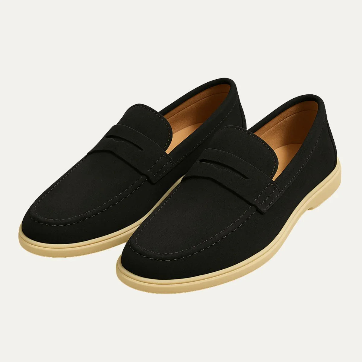 Mäns Penny Loafers Klassisk Slip-On 2