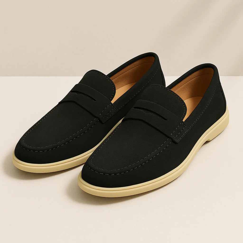 Mäns Penny Loafers Klassisk Slip-On 3