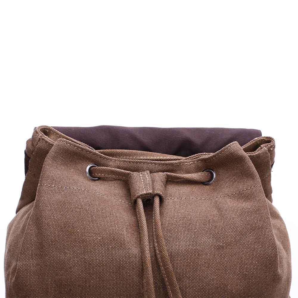 Mäns Ryggsäck med Lock och Fickor 7