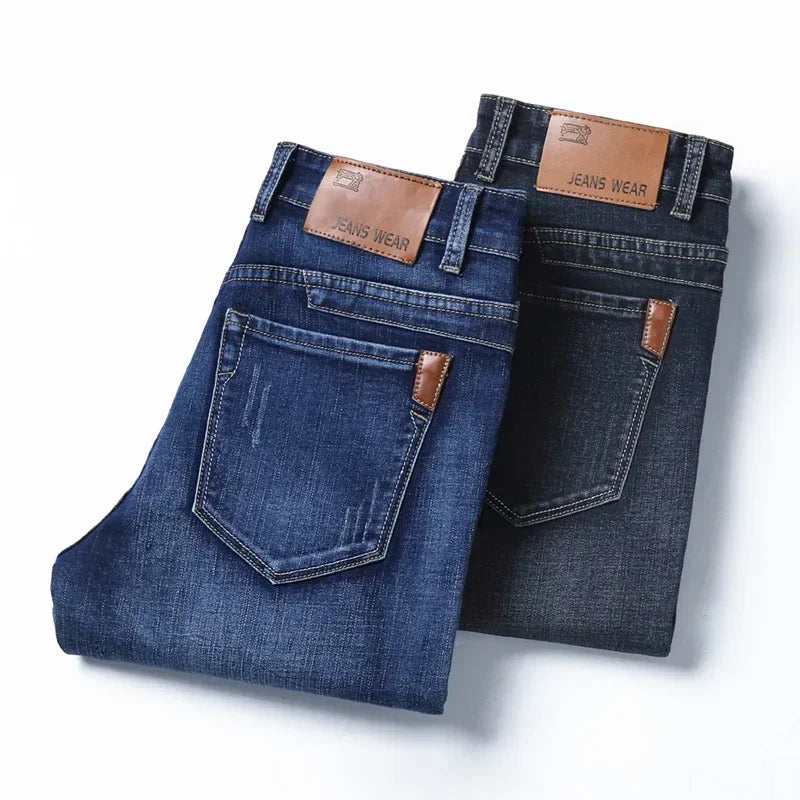 Mäns Slim Fit Jeans med 4-vägsstretch 5