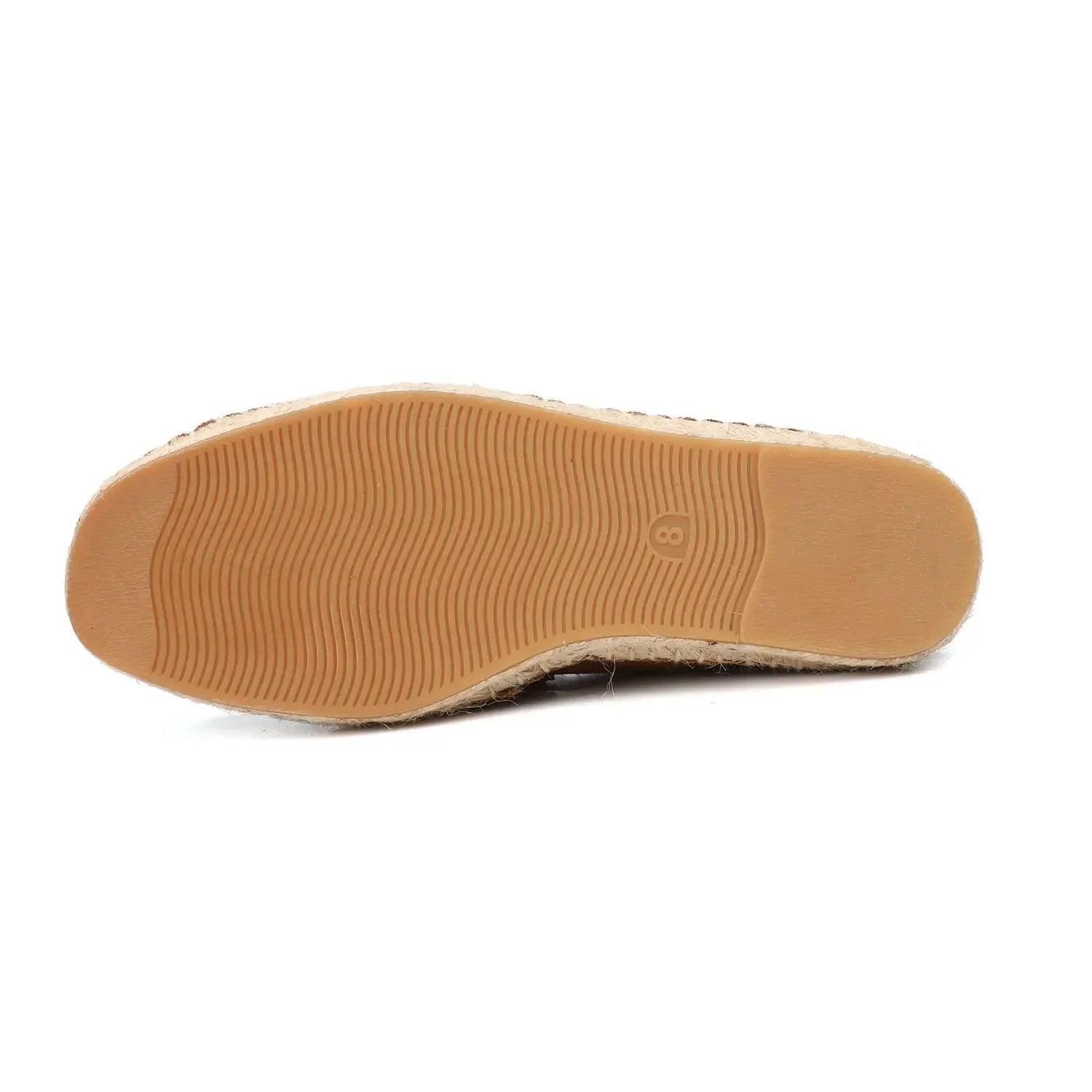 Mäns Slip-On Loafers Espadrille Stil 5