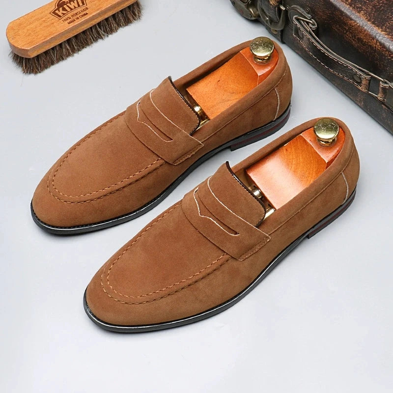 Mäns Slip-on Loafers för Fritid och Fest 4