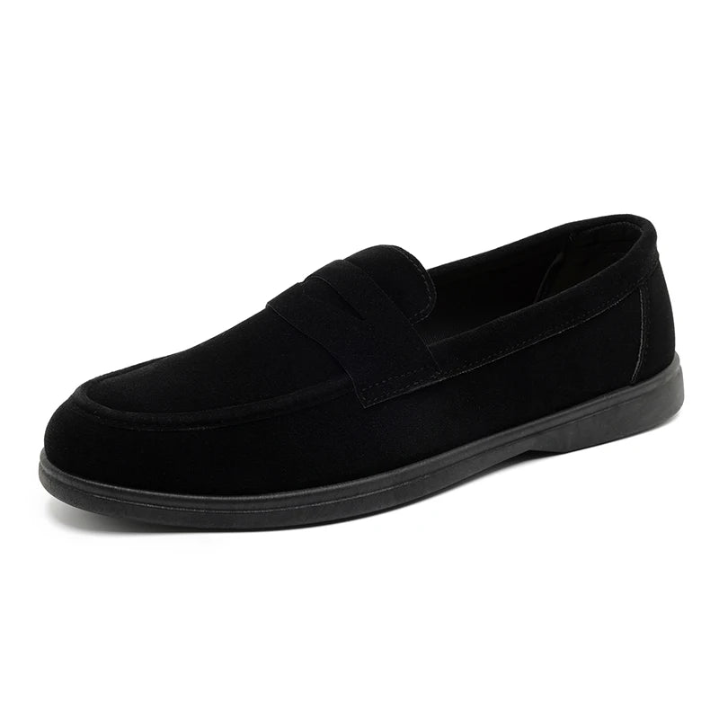 Mäns Slip On Loafers Preppy Stil 8
