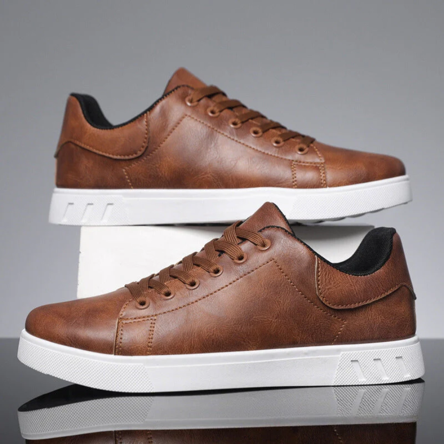 Mäns Sneakers Snörning Casual Stil 4