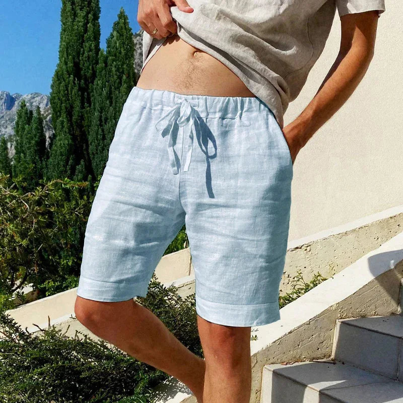 Mäns Sommarshorts Klassisk Stil 1