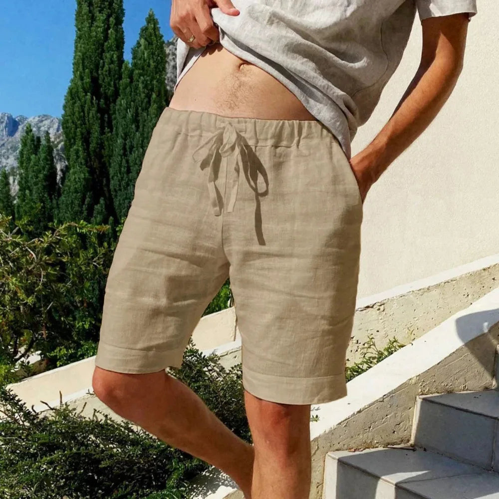 Mäns Sommarshorts Klassisk Stil 3