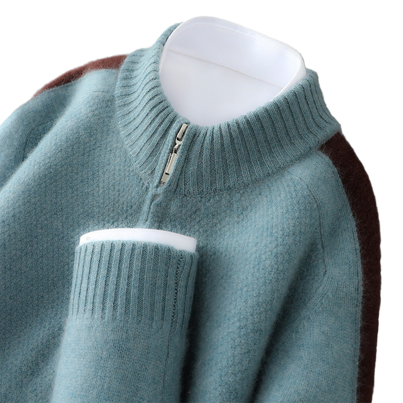 Mäns Tröja Tidlös Stil Modern Passform 0