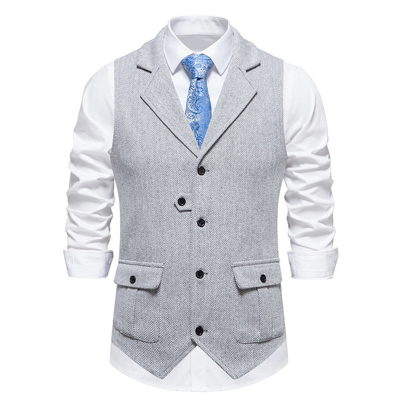 Mäns Väst för Smart Casual Stil 1