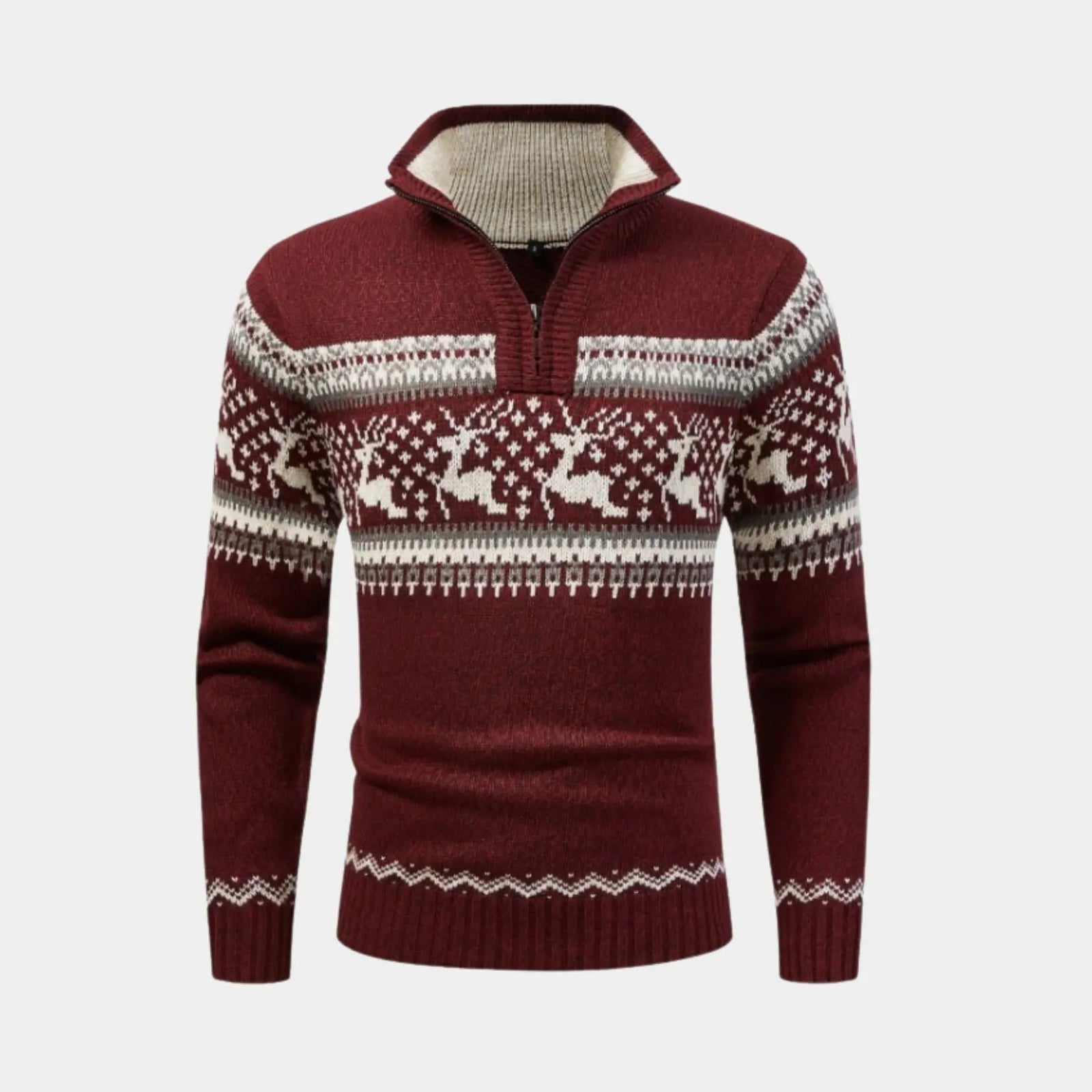 Mäns Zip-up Skjorta Minimalistisk Skandinavisk Design 3