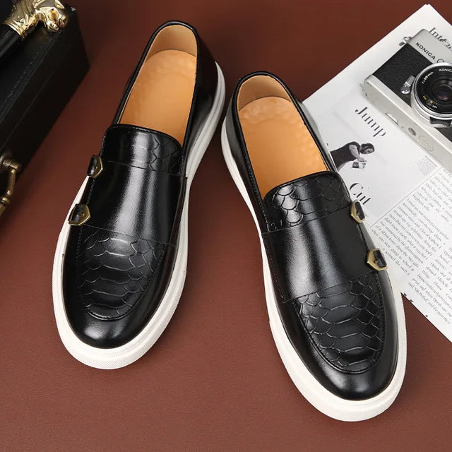 Mäns Loafers Elegant Konstläder Mångsidiga Skor 1