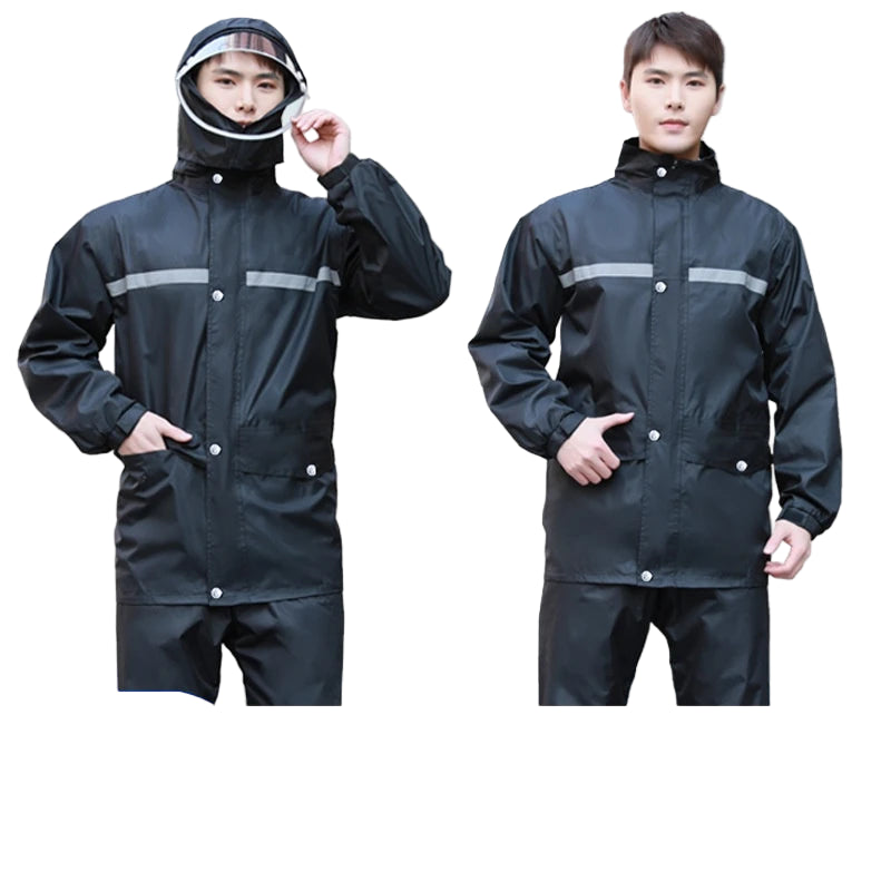 Regnrock och Regnbyxor Set för Motorcykel och Elcykel 2