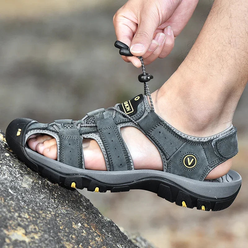 Vandringssandaler för män | Friluftssandal & Hiking Sandal Herr | Komfortabel Sula