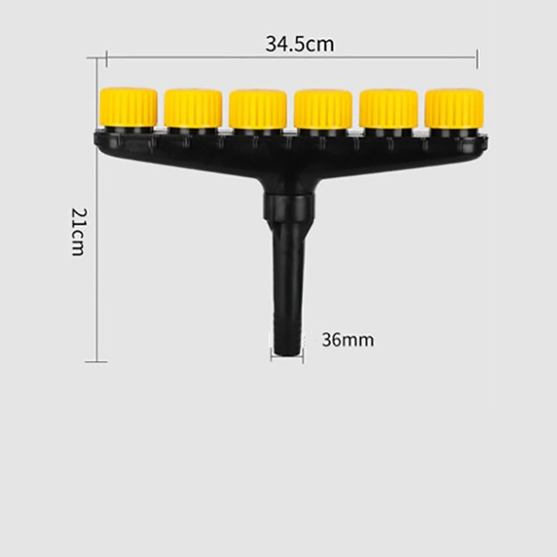 Justerbart Multihuvud Trädgårdsbevattning