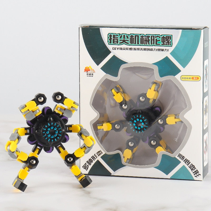 Lysande Omavandlingsbar Fingerleksak