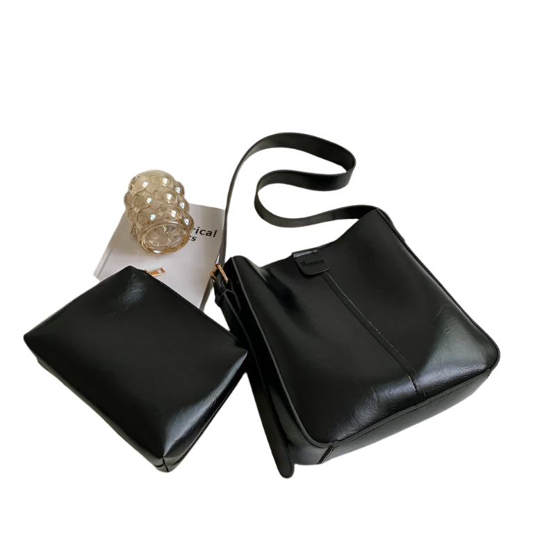 Dam Axelväska Vintage Chic Skinn 1