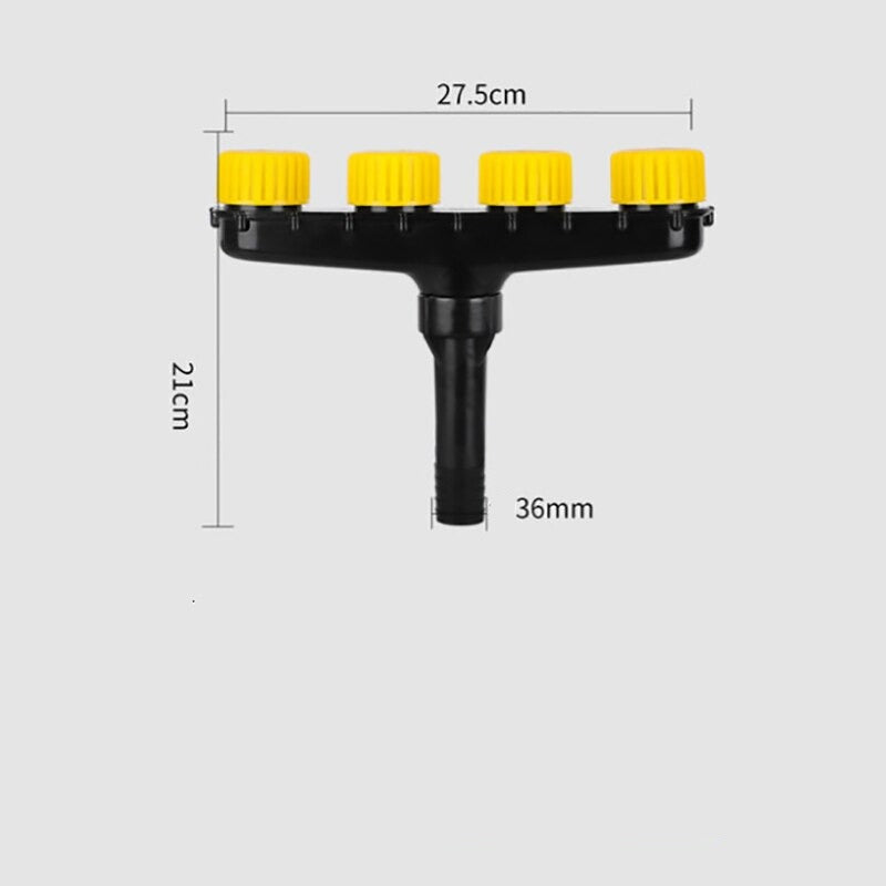 Justerbart Multihuvud Trädgårdsbevattning