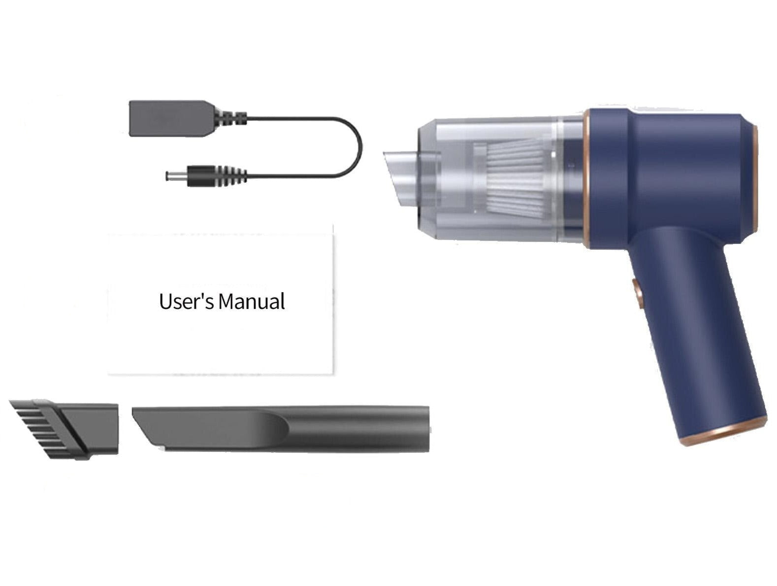 Handheld Dual-Use Vacuum and Air Blower