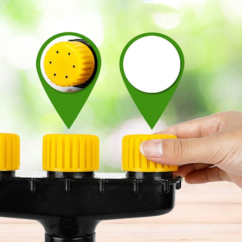 Justerbart Multihuvud Trädgårdsbevattning