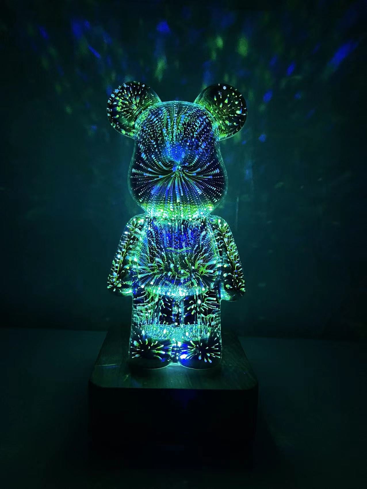 Bear Fireworks Lamp