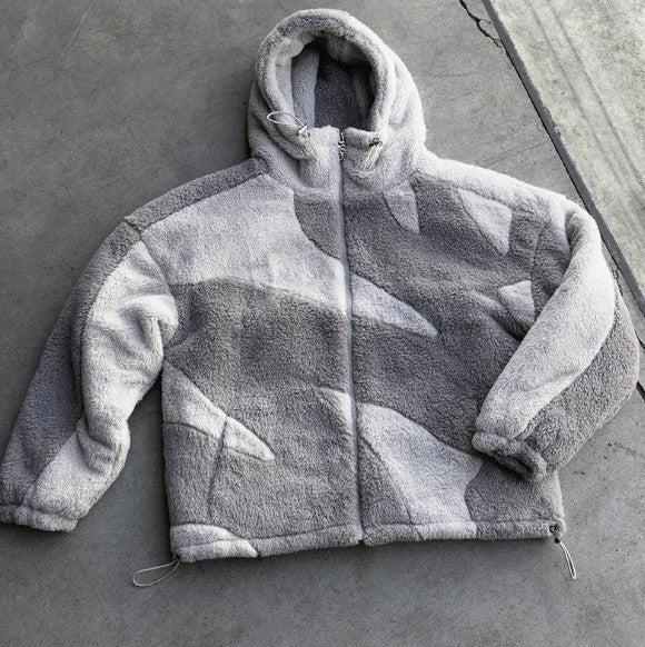 Variant image for Herrjacka Vinter Lammull Med Dragkedja-17