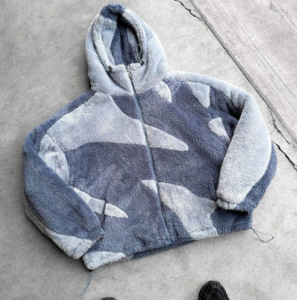 Variant image for Herrjacka Vinter Lammull Med Dragkedja-25