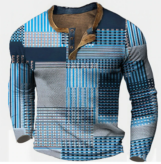 Variant image for Herr Tröja Våffelstruktur Italiensk Design 100% Bomull-9