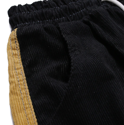 Herrbyxor Avslappnad Design 100% Bomull med Färglappar-3