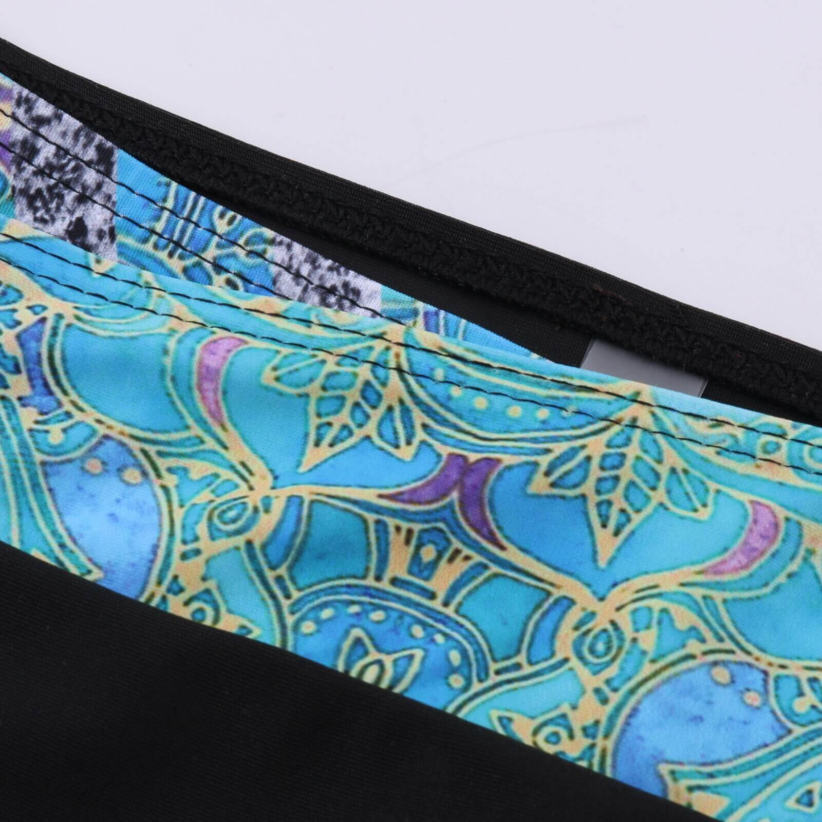 Bikini Dam | Tvådelad Baddräkt | Vadderad Överdel med Stöd | Hög Midja | Sommarstrand