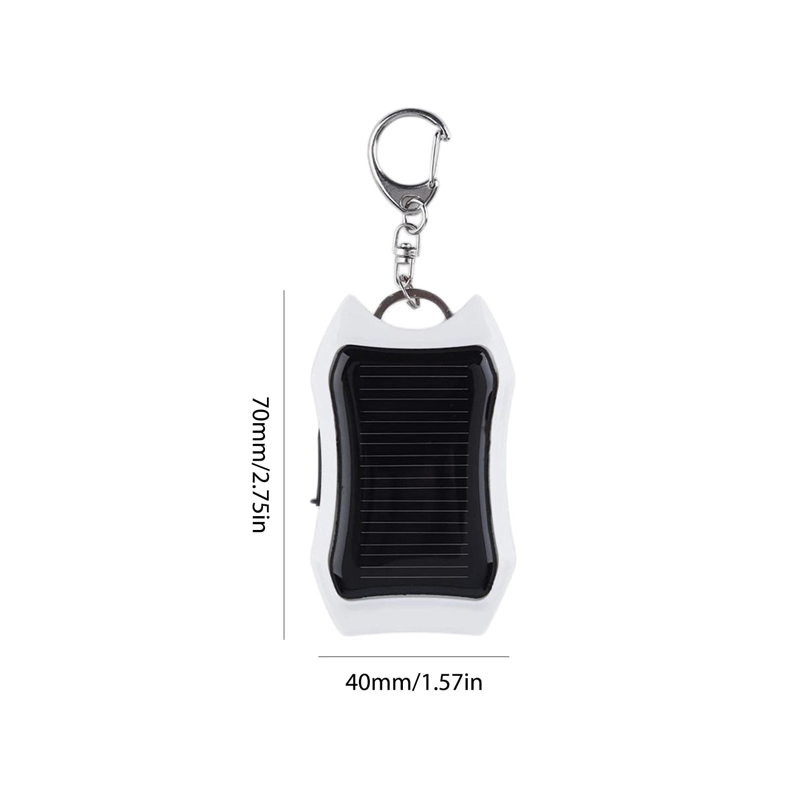 Solcellsficklampa Power Bank Nyckelring