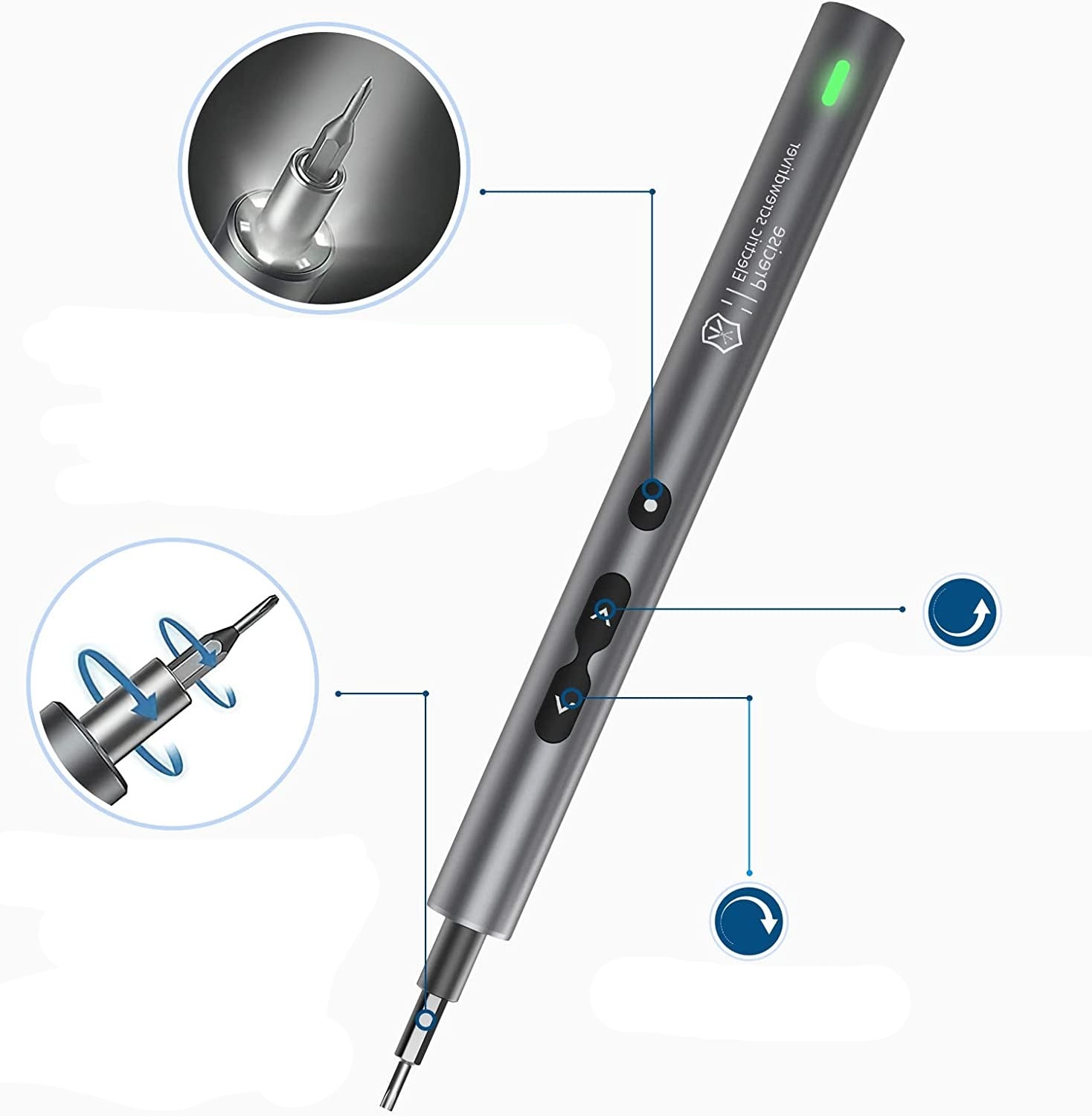 Laddbar Minielektrisk Skruvdragaruppsättning