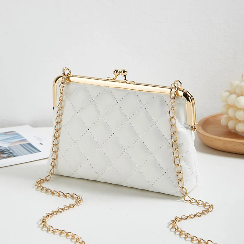 Dam Axelväska Modern Kedjestängning Konstläder 3