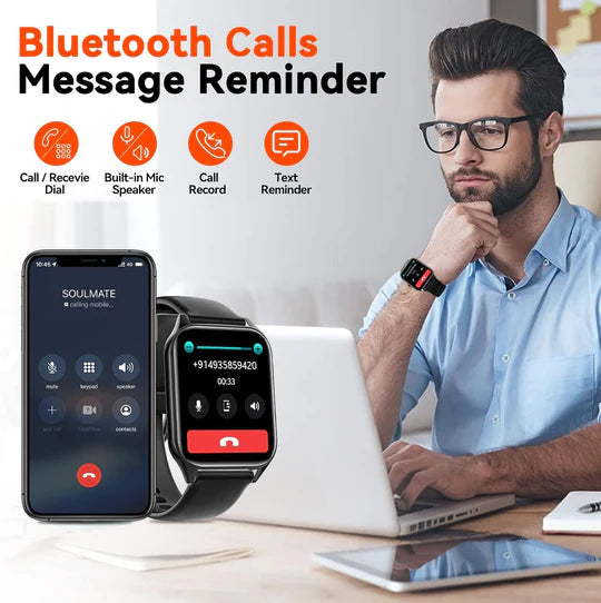 Smartwatch för Hälsomonitorering med GPS och Aktivitetsövervakning 5