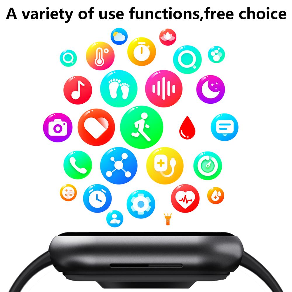 Smartwatch med Tränings- och Hälsomonitor 6