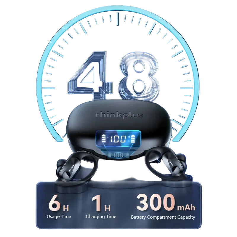 Trådlösa Hörlurar In Ear Sport med Bluetooth V5.3 och LED-Display 1