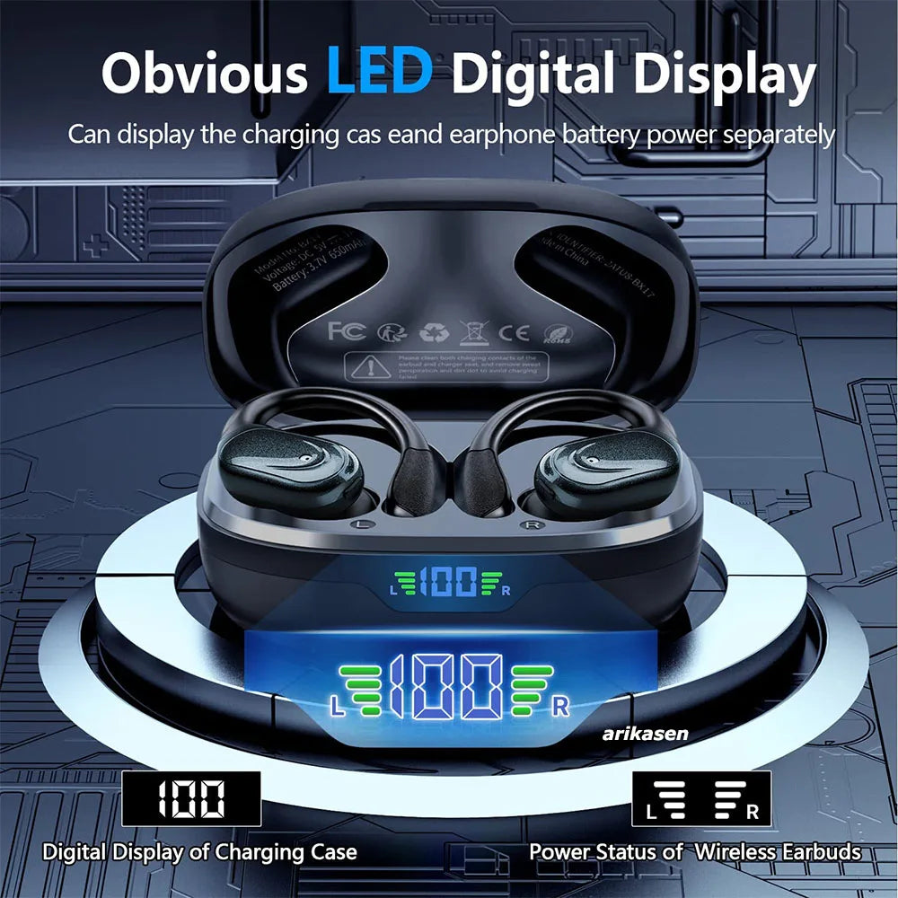 Trådlösa Hörlurar In Ear för Sport med Bluetooth 5.3 och Brusreducering 1