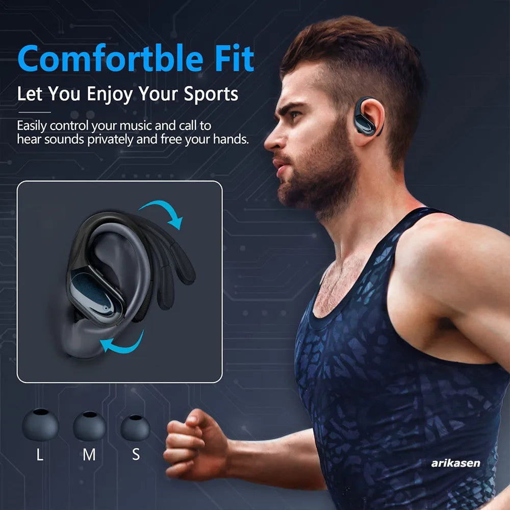 Trådlösa Hörlurar In Ear för Sport med Bluetooth 5.3 och Brusreducering 2