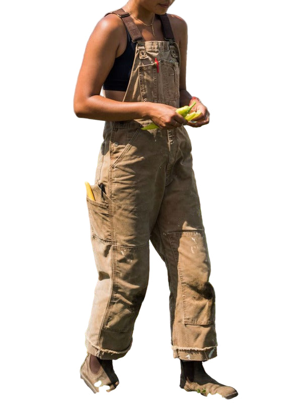 Unisex Latzhose för Trädgårdsarbete med Justerbara Remmar 0