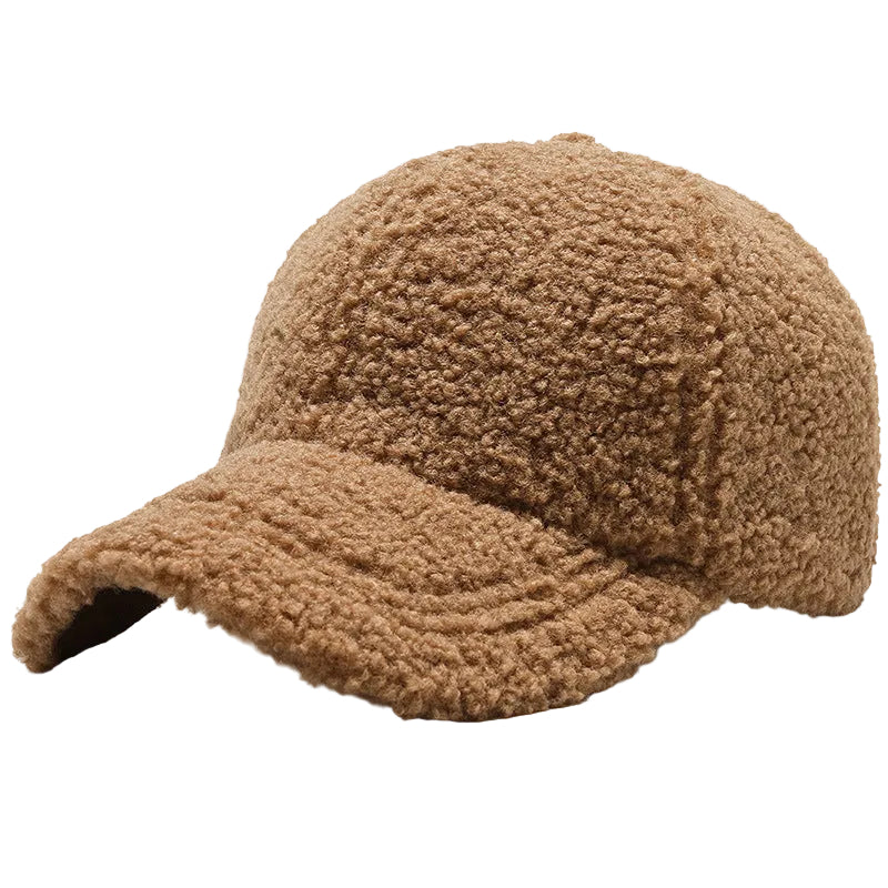 Unisex Mjuk Keps Med Plysch Detaljer 0