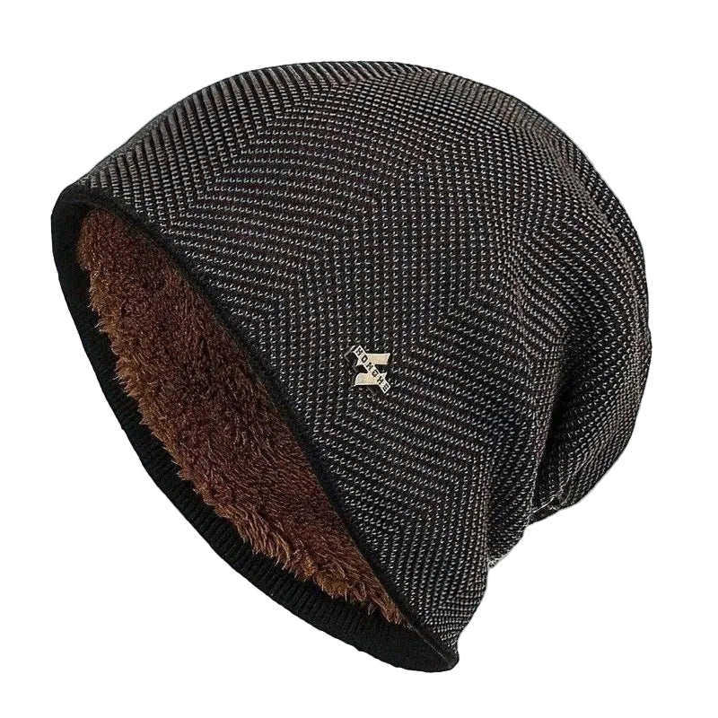 Unisex Vintermössa med Strukturerad Design för Barn och Vuxna 0