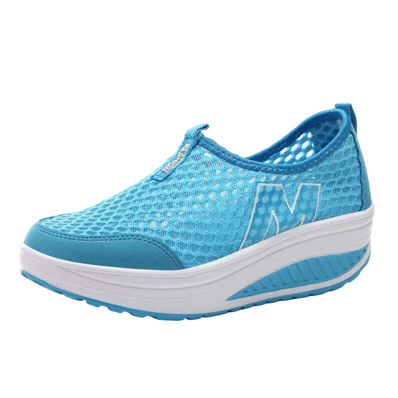 Vita Sneakers Dam Bekväm Design för Fritid och Sport 0