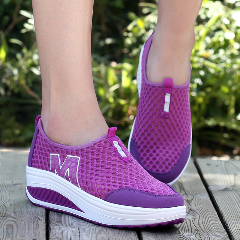 Vita Sneakers Dam Bekväm Design för Fritid och Sport 1